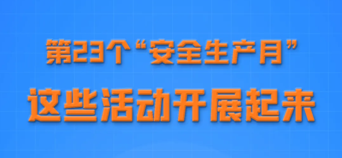 安全生产月来了，怎么干？看重点！